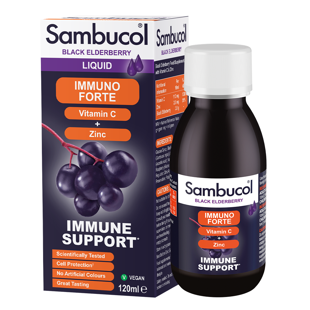 Sambucol sirup z černého bezu, Immuno Forte • 120 ml