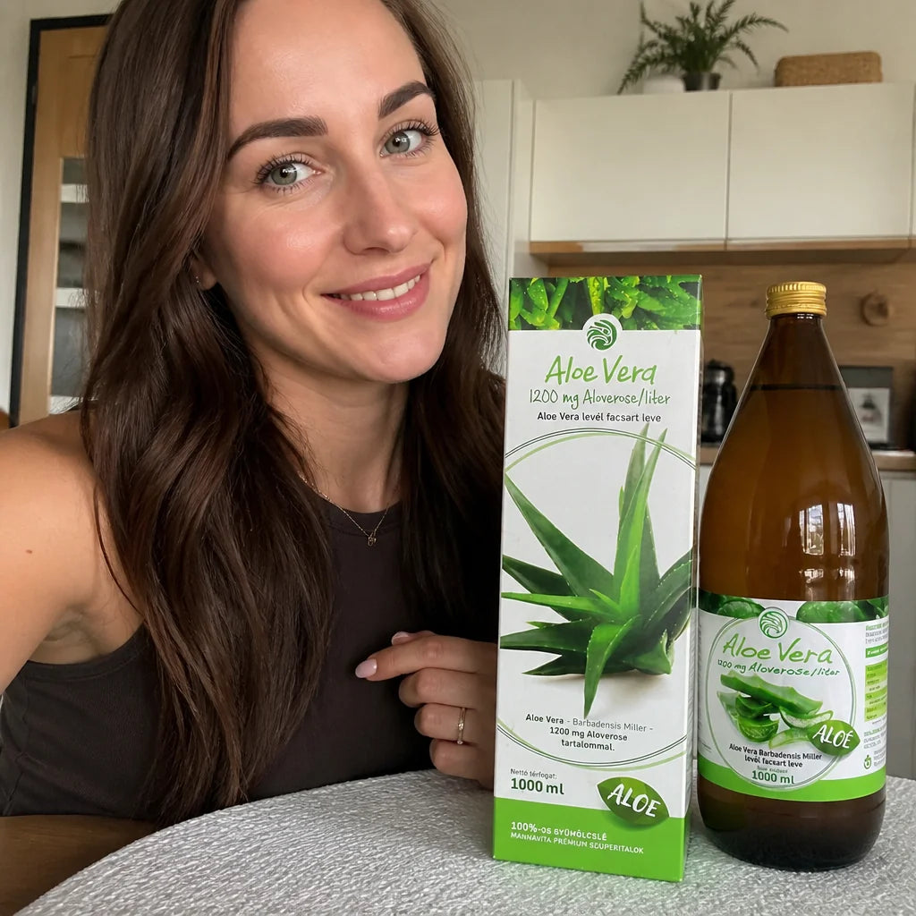 Mannavita Aloe vera • 100% čistá lisovaná šťáva • 1000 ml
