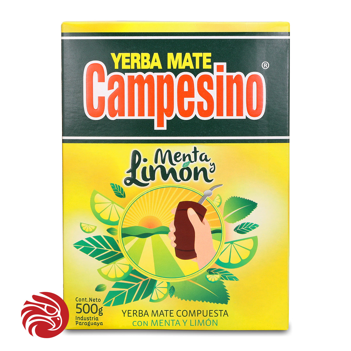 Čaj yerba maté Campesino • Máta + citron • 500 g