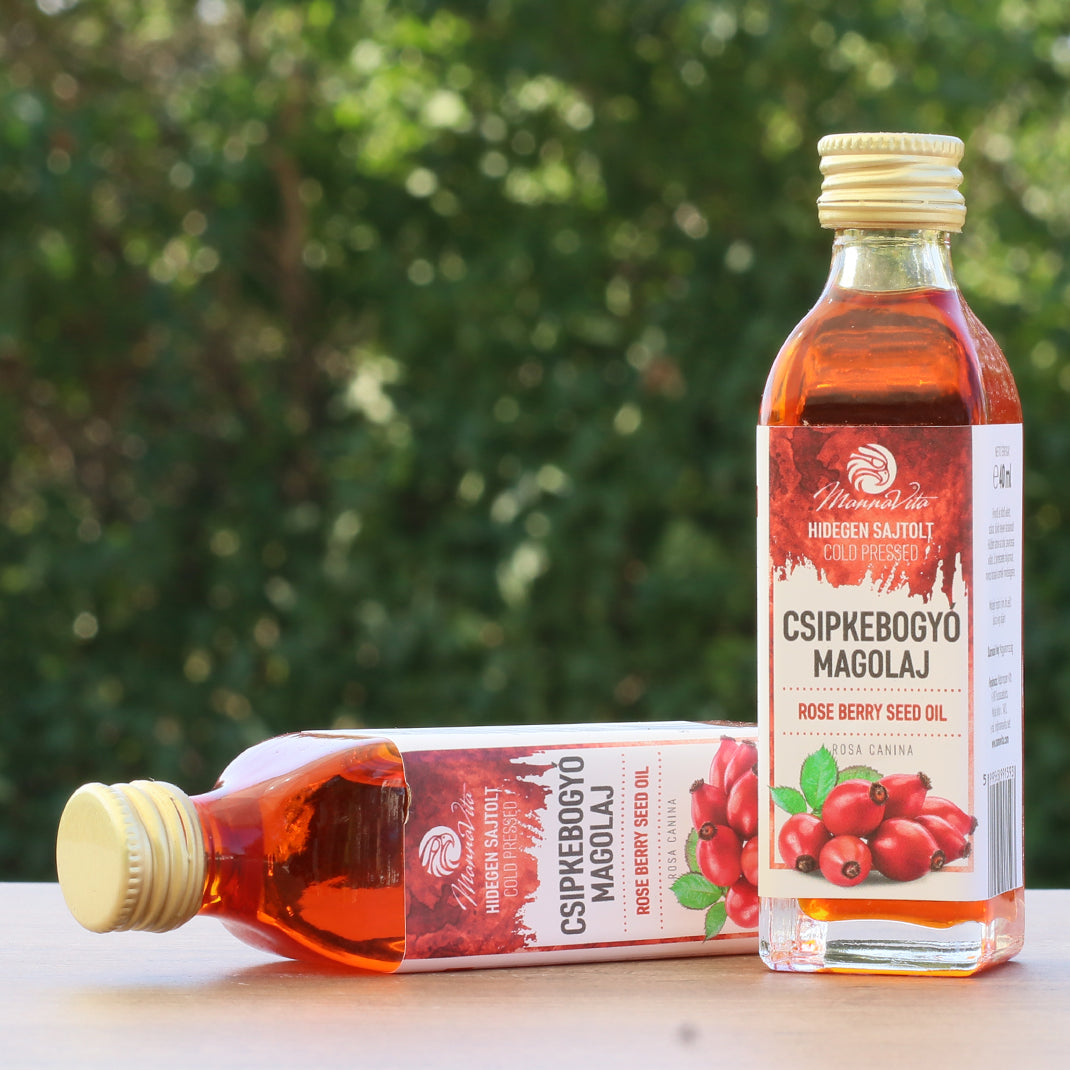 Mannavita maďarský za studena lisovaný olej ze semínek šípku • 40 ml