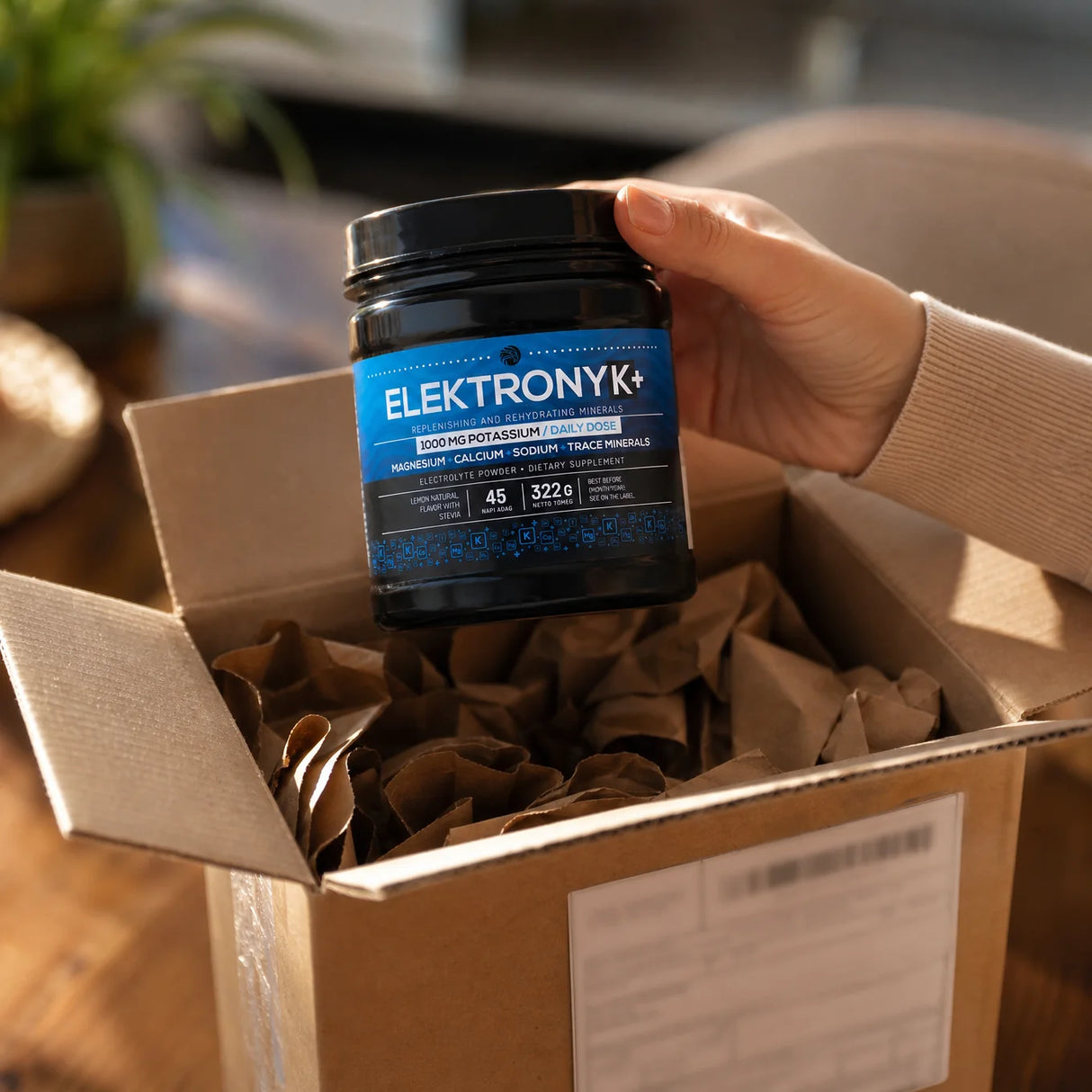 ElektronyK+ elektrolytový prášek s 1000 mg draslíku • 322g