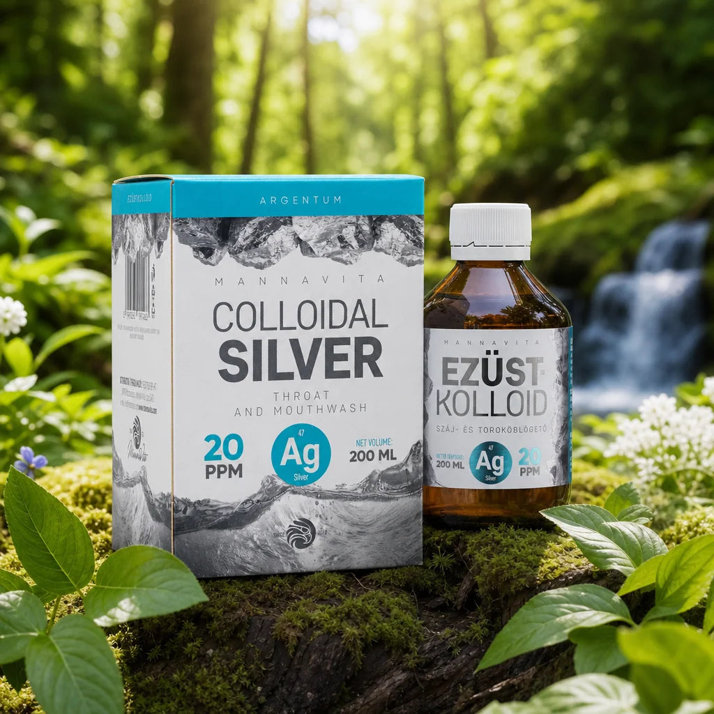 Mannavita Koloidní stříbro 20 PPM • 200 ml