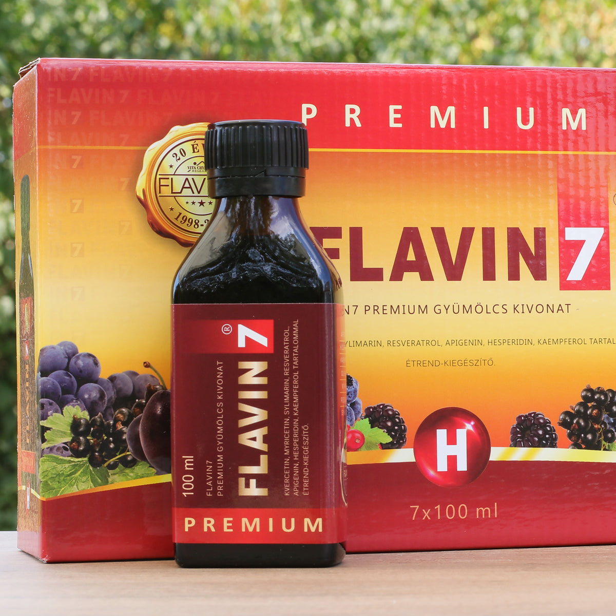 Flavin7 Premium bioflavonoidní komplex • 7 x 100 ml