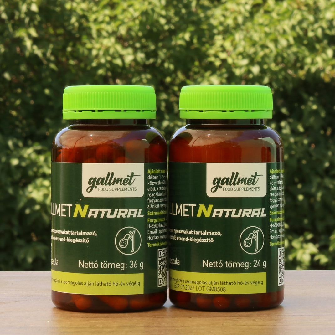 Gallmet Natural kapsle se žlučovými kyselinami • 60 ks