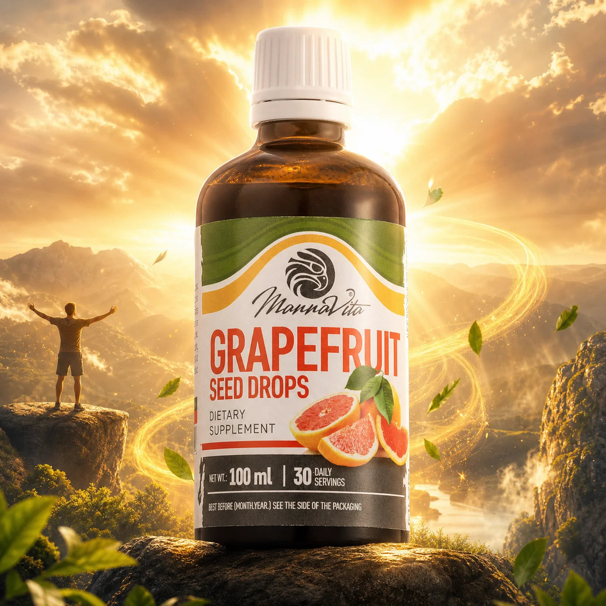 Mannavita Kapky z grepových semínek • 100 ml