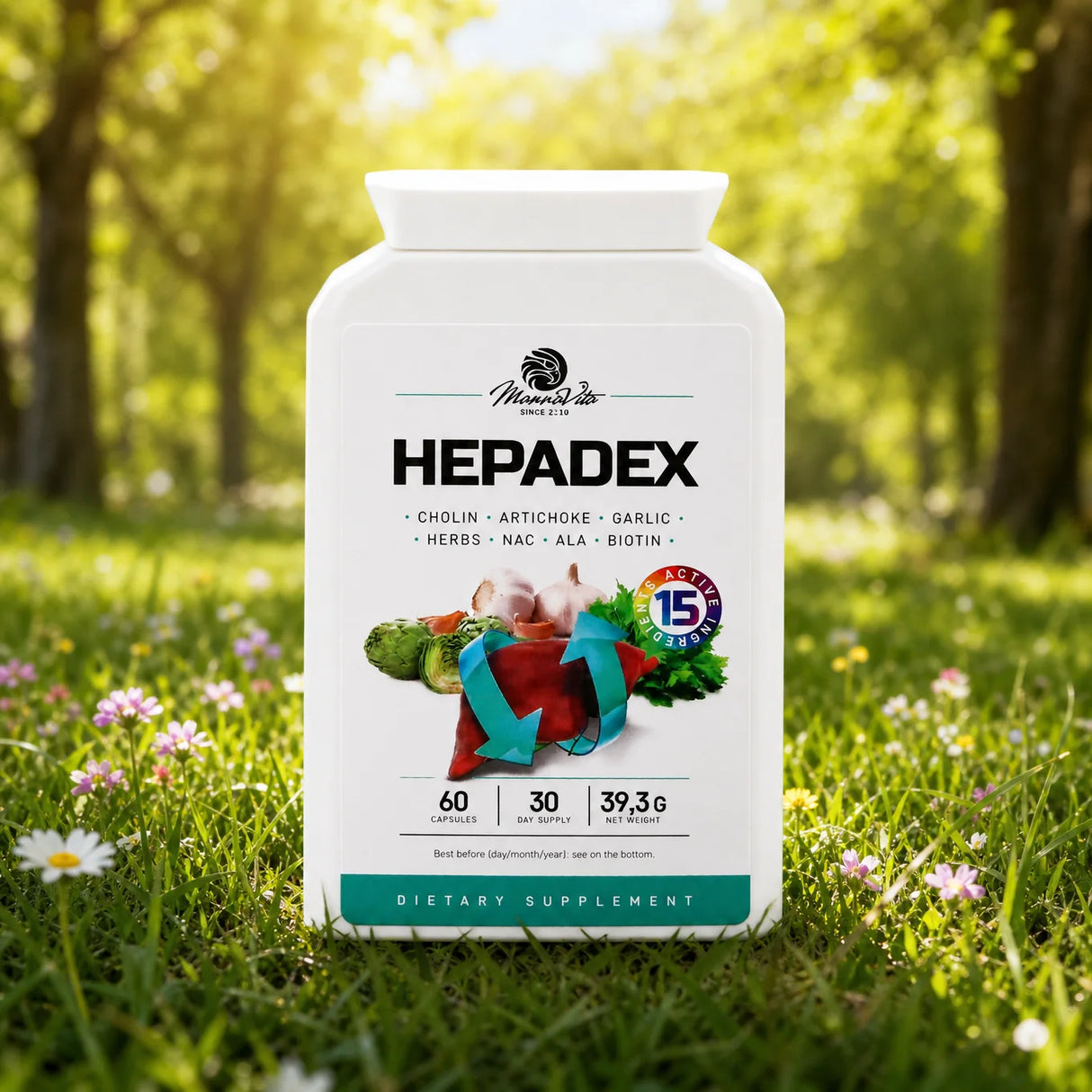 HEPADEX komplex pro regeneraci jater a zlepšení zdraví jater • 60 kapslí