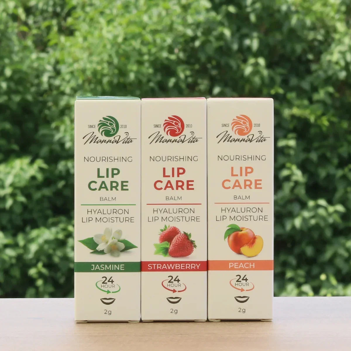 Mannavita Lip Balm with Hyaluronic Acid • Deep-nourishing • JASMINE - Mannavita