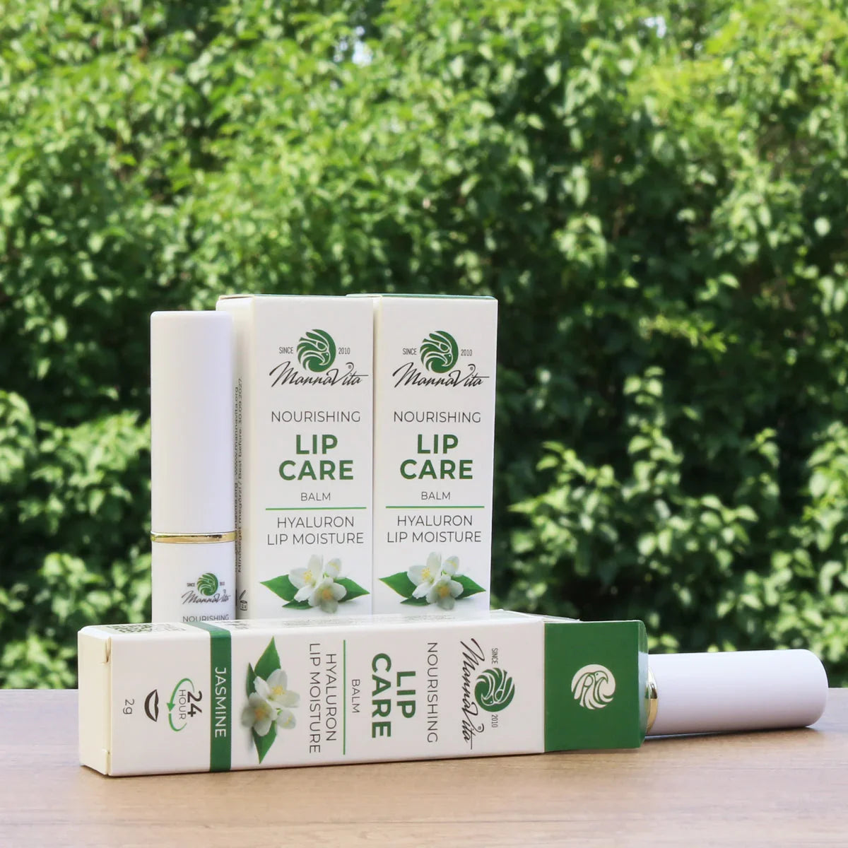 Mannavita Lip Balm with Hyaluronic Acid • Deep-nourishing • JASMINE - Mannavita