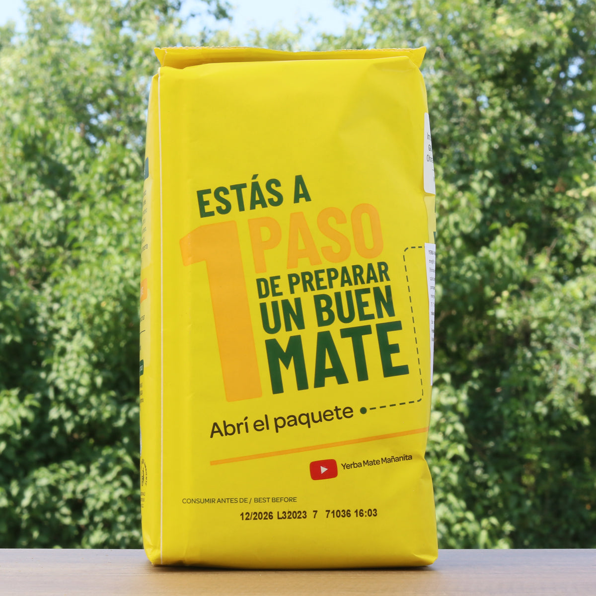 Čaj yerba maté Mañanita • Vyrobeno s větvičkami • 500 g