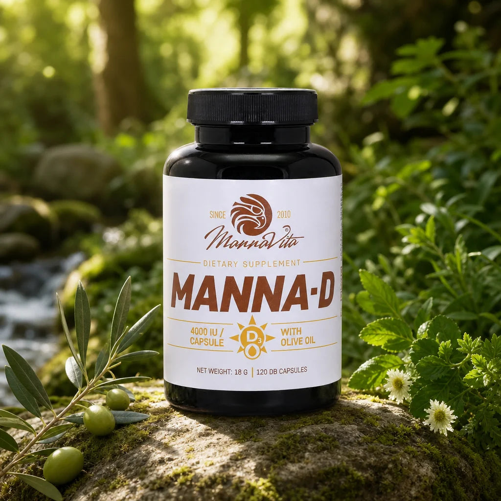 MANNA-D D3 Vitamin v olivovém oleji 4000 IU • 120 kapslí