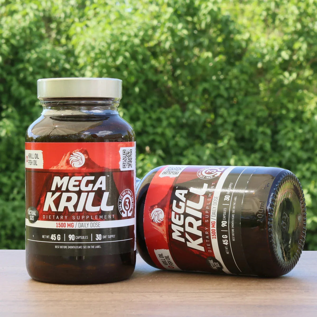 MegaKRILL 1500 mg krill oil + fish oil • 90 capsules - Mannavita