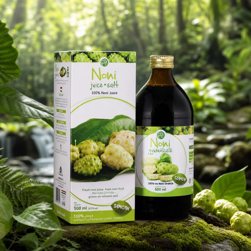 Mannavita Noni 100% lisovaná čistá šťáva • 500 ml