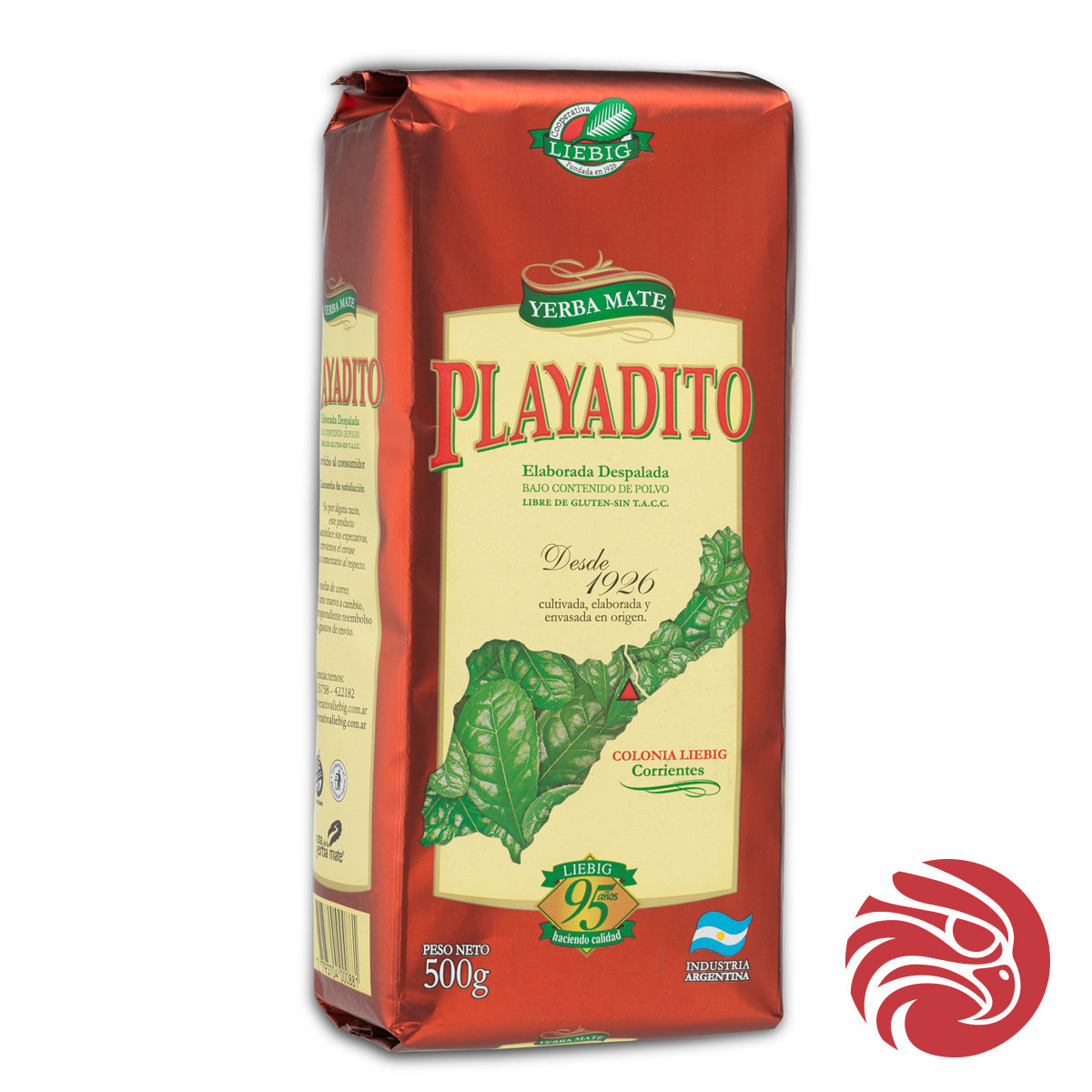 Yerba maté Playadito • Zpracovaná bez stonků • 500 g