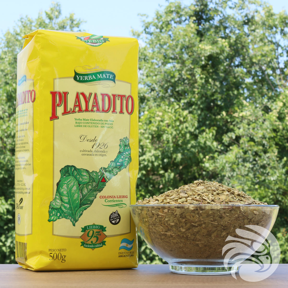 Yerba maté Playadito • Vyrobena se stonky • 500 g