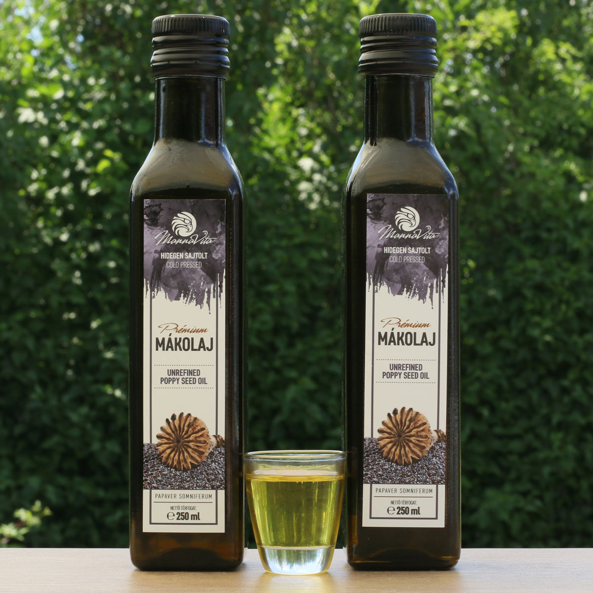 Mannavita Maďarský za studena lisovaný makový olej • 250 ml