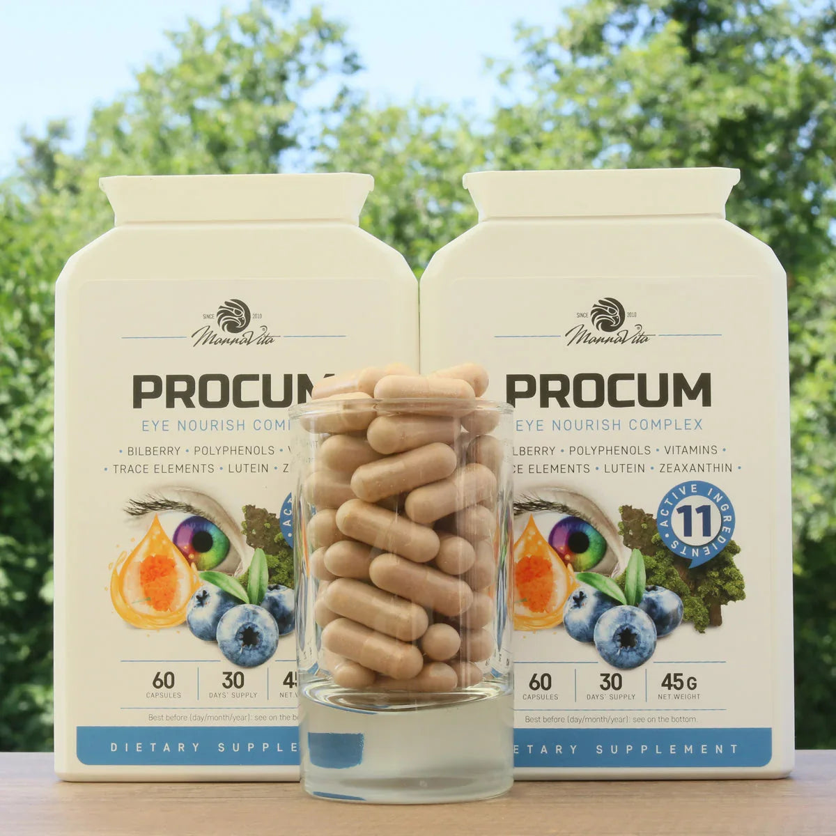 PrOcum Eye strengthening complex • 60 capsules - Mannavita