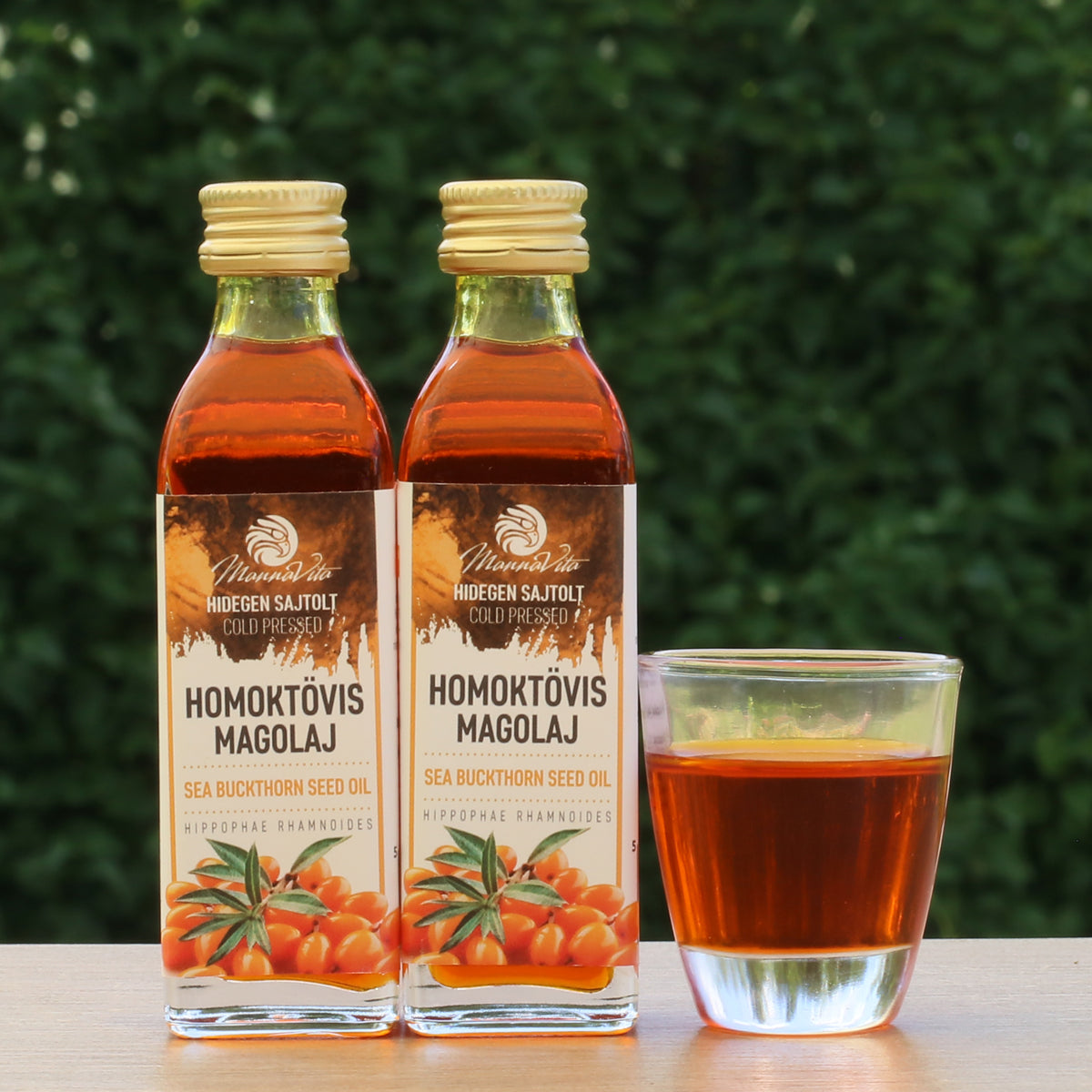 Mannavita maďarský za studena lisovaný olej ze semen rakytníku • 40 ml