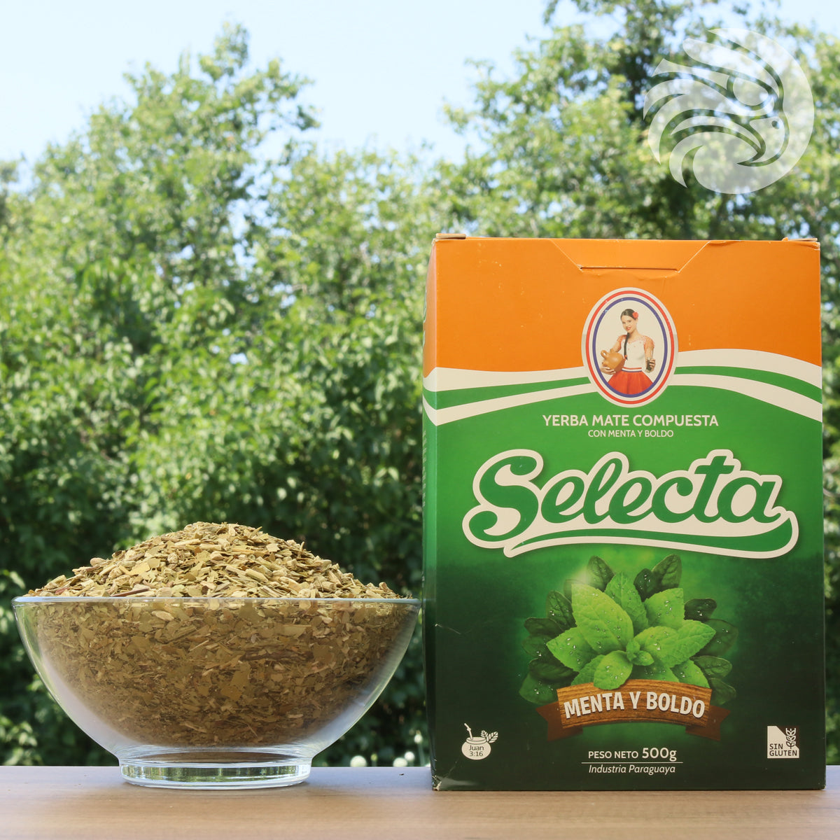 Čaj Selecta yerba maté • Boldo + máta • 500 g