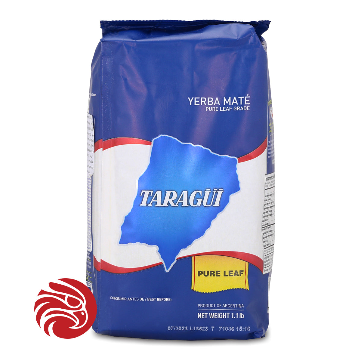 Čaj yerba maté Taragüi • Čisté listy – sin palo • 500 g