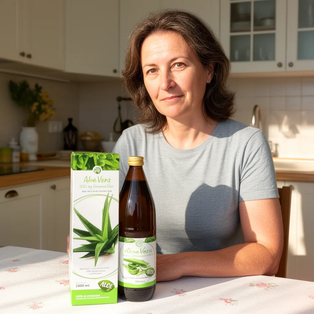 Mannavita Aloe vera • 100% čistá lisovaná šťáva • 1000 ml