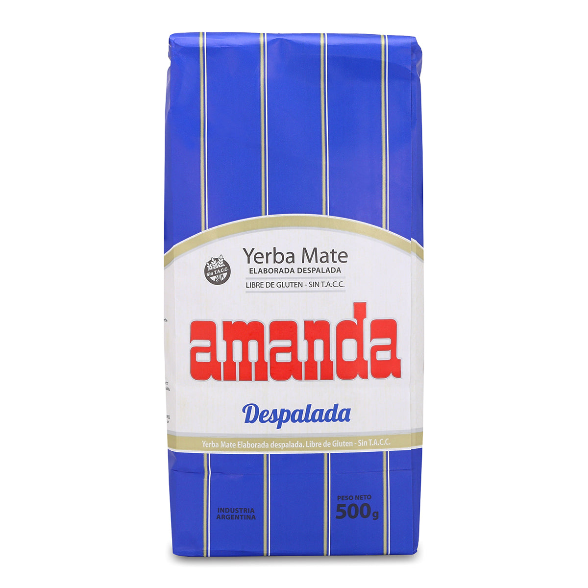 Amanda čaj yerba maté • Bez stonků – Sin palo • 500 g