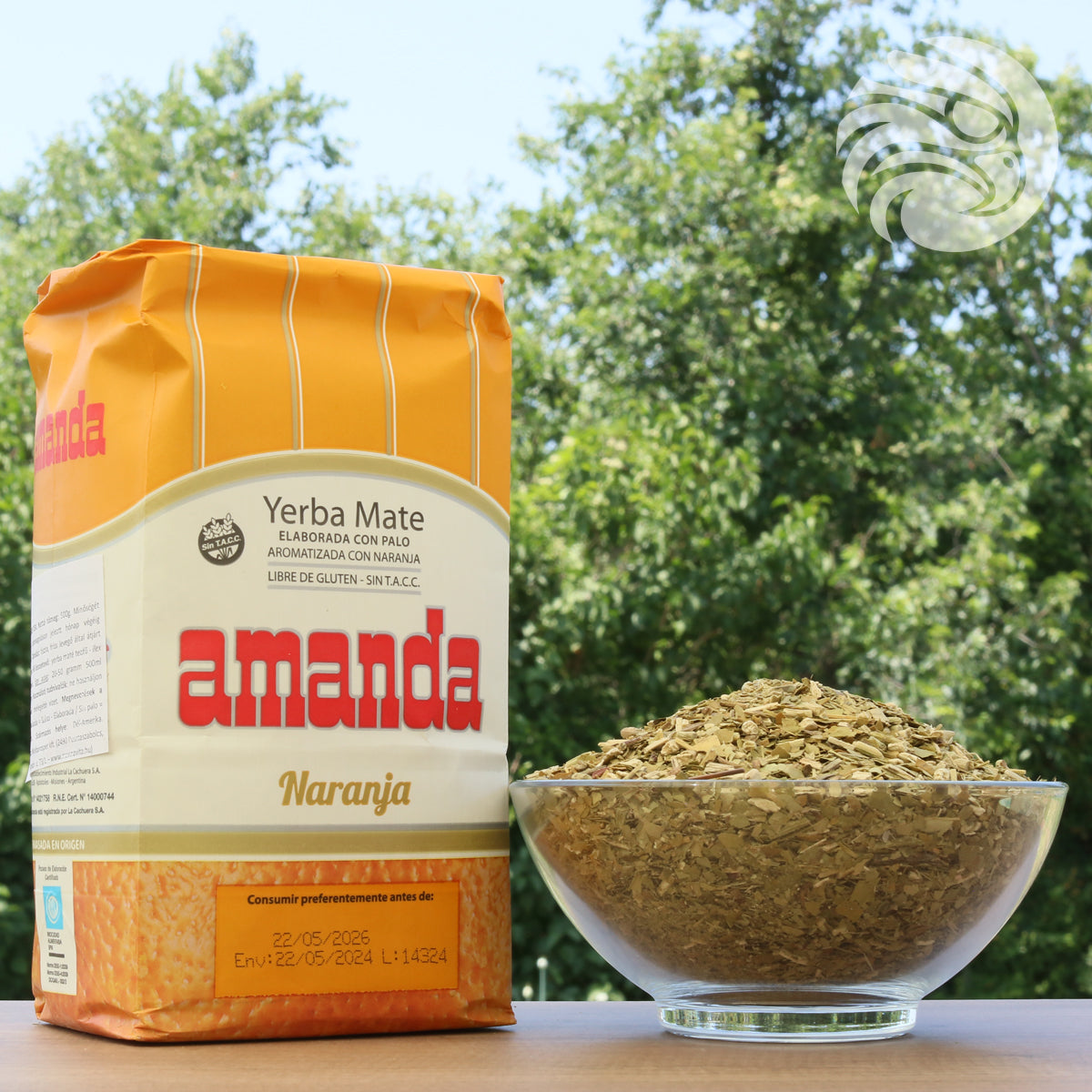 Amanda čaj yerba maté • POMERANČ • 500 g