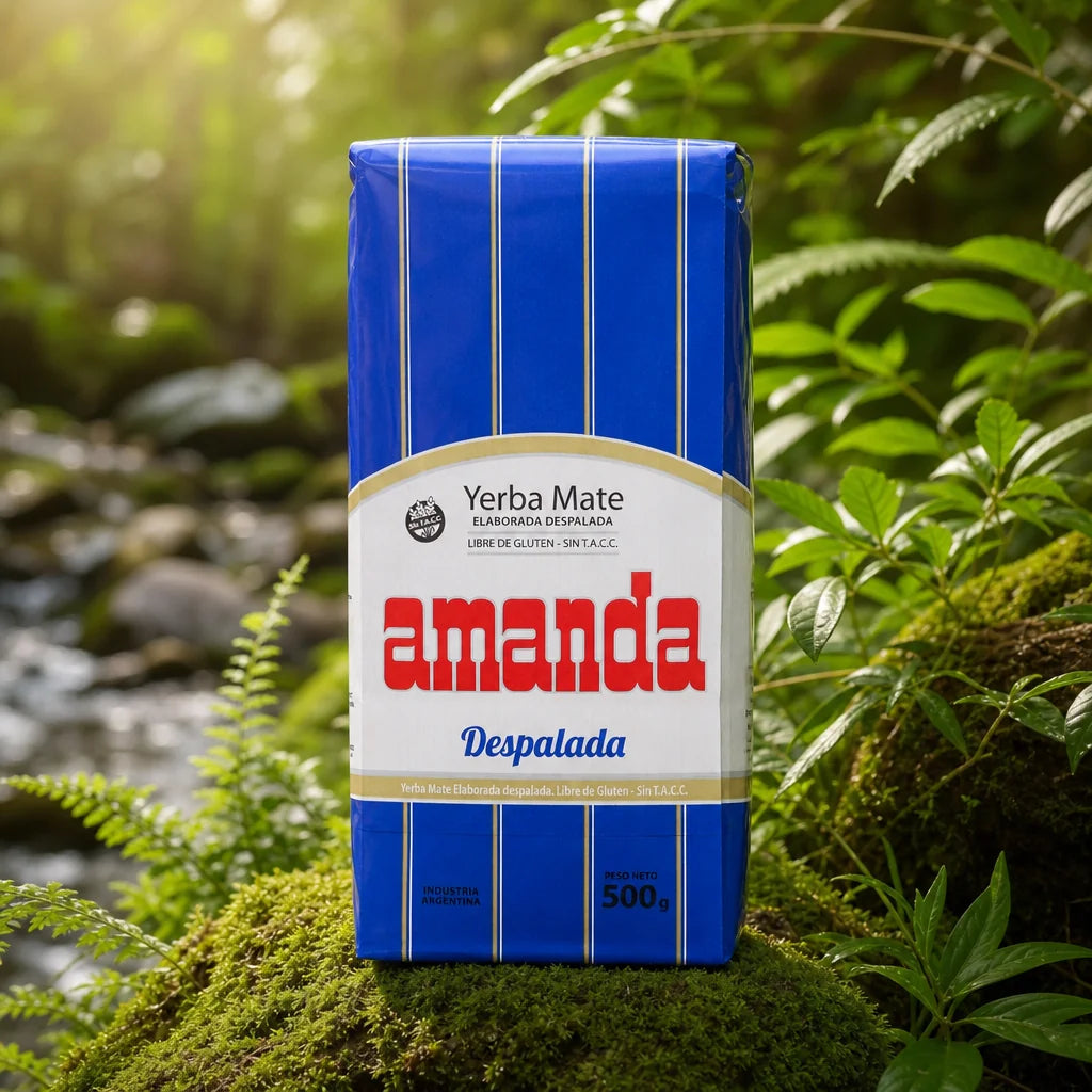 Amanda yerba maté • bez stonků – Sin palo • 500 g