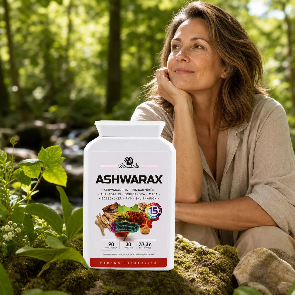 Ashwarax pro úlevu od úzkosti, paniky a nespavosti • 90 kapslí