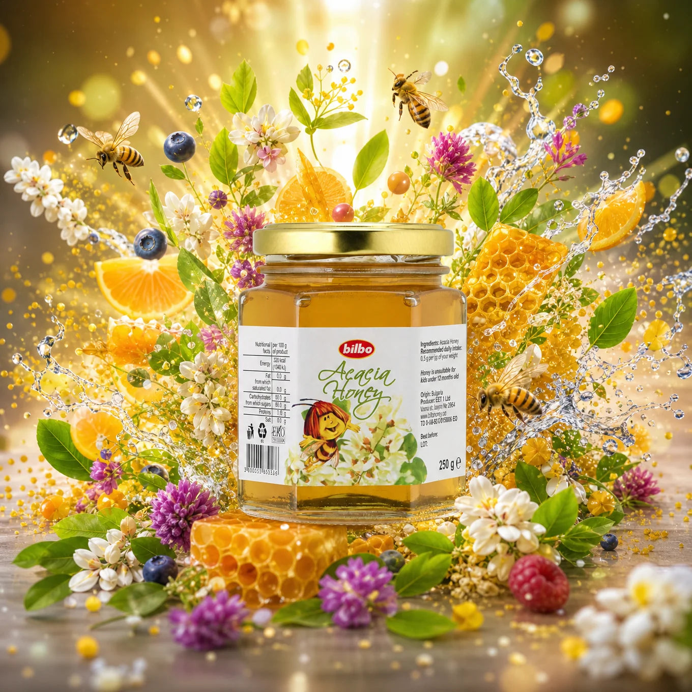 Bilbo syrový lipový med • 250 g