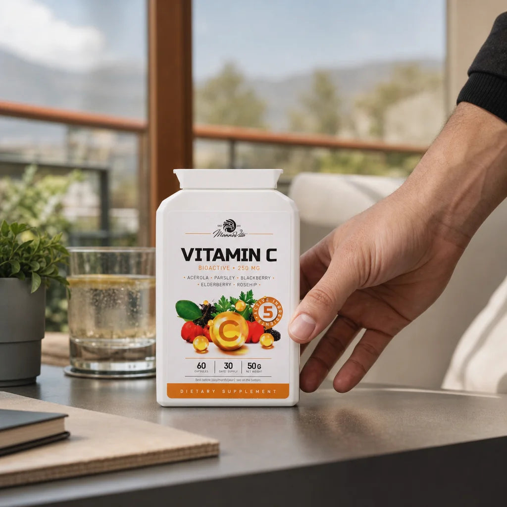 Mannavita Vitamín C komplex • 250 mg bioaktivní • 60 kapslí