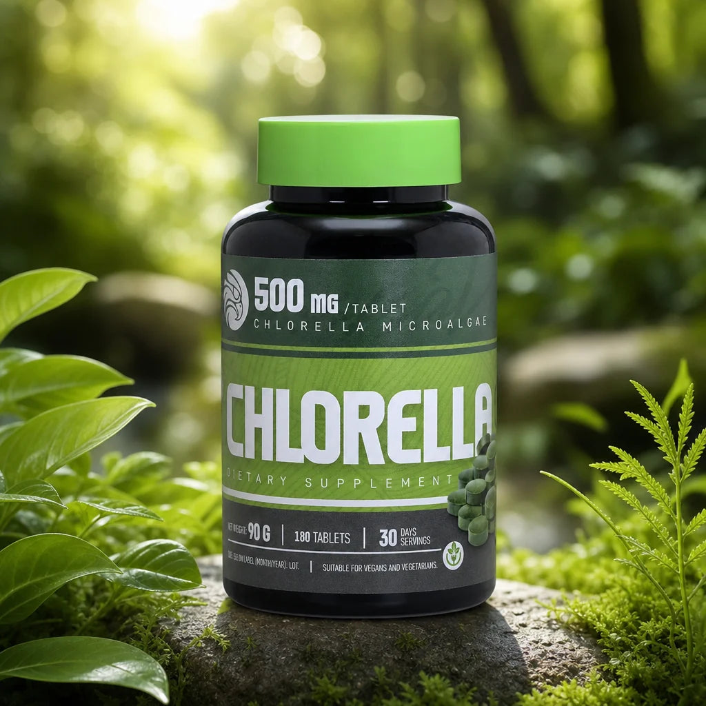 Mannavita Chlorella 500 mg tablety • 180 ks.