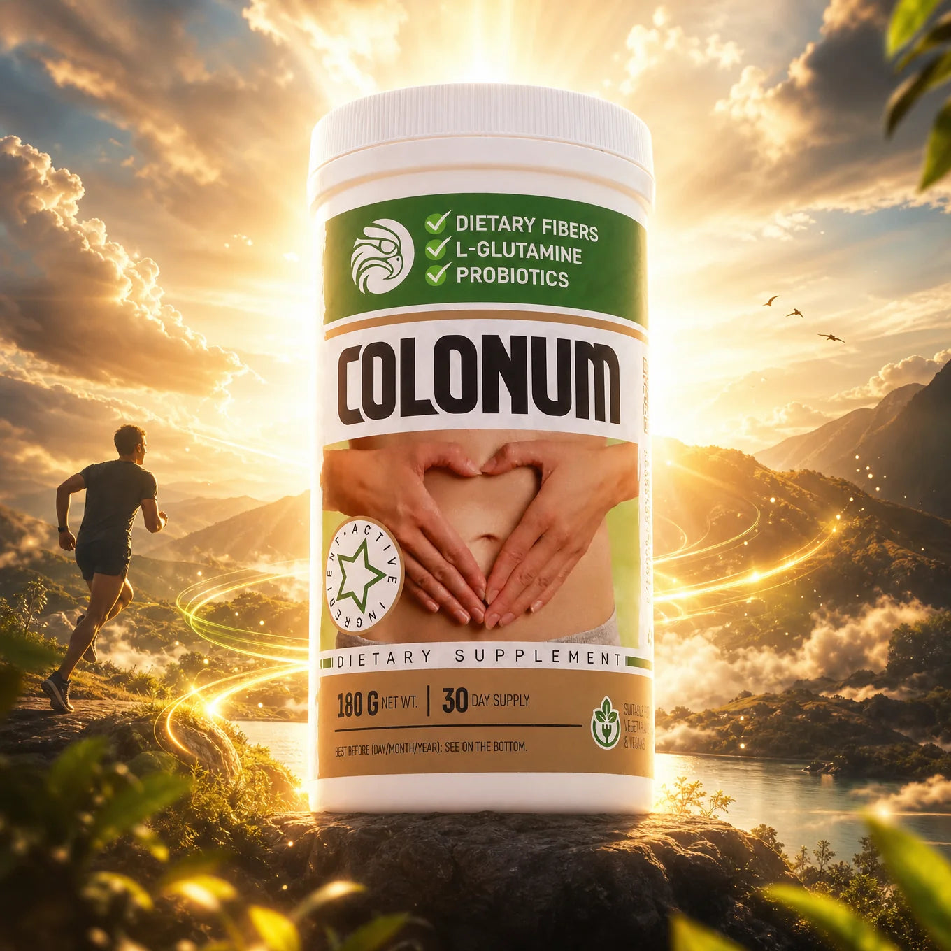 COLONUM prášek na očistu tlustého střeva a obnovu střev • 180g
