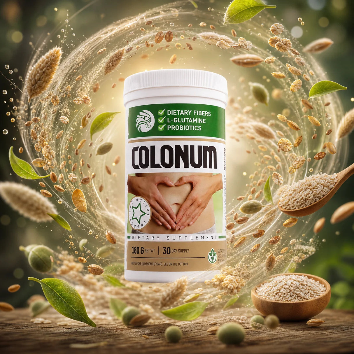 COLONUM prášek na očistu tlustého střeva a obnovu střev • 180g