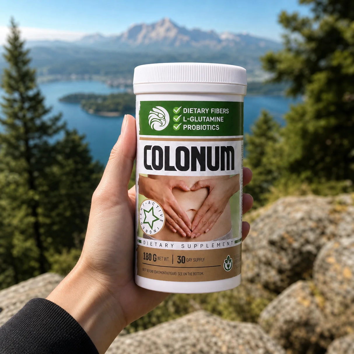 COLONUM prášek na očistu tlustého střeva a obnovu střev • 180g