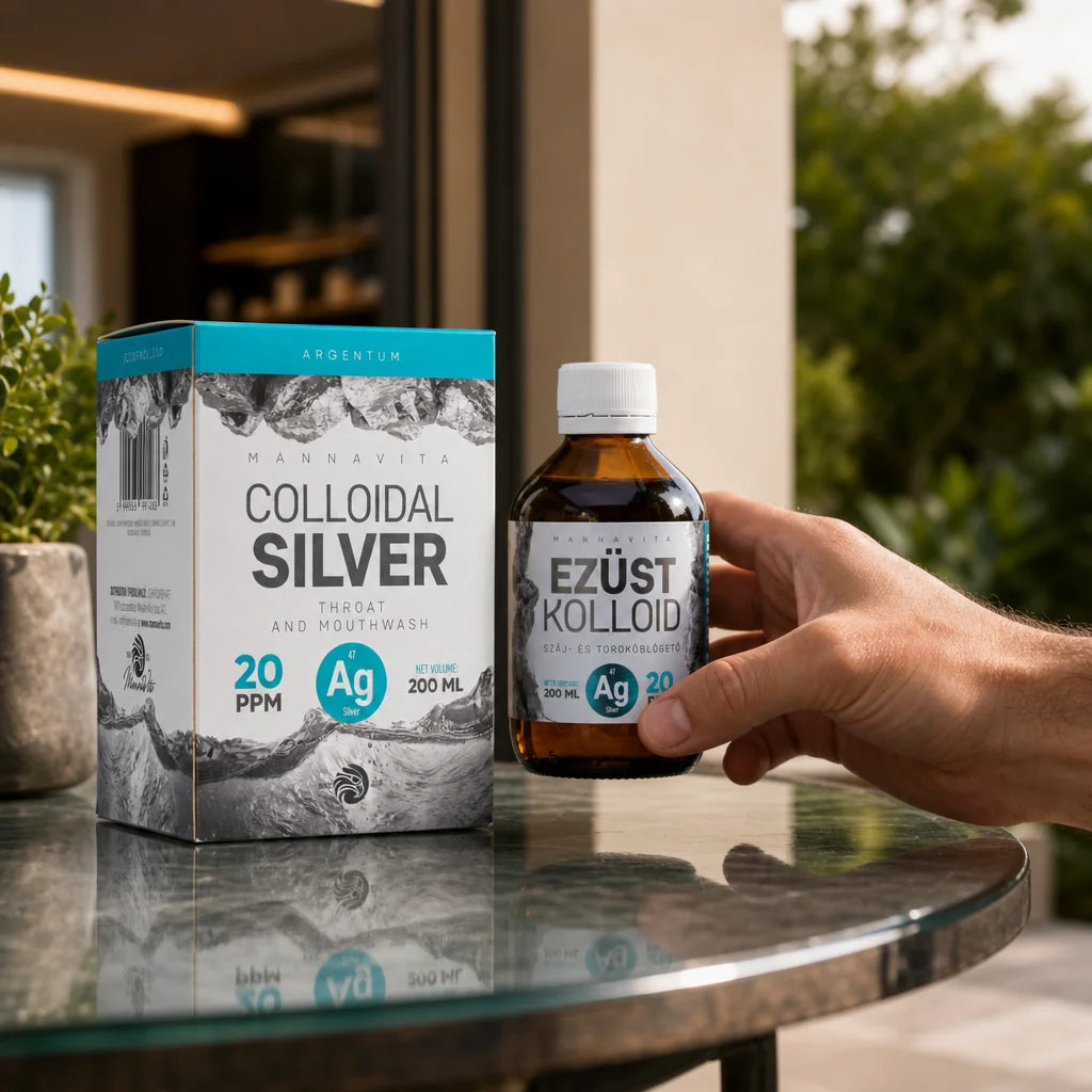 Mannavita Koloidní stříbro 20 PPM • 200 ml
