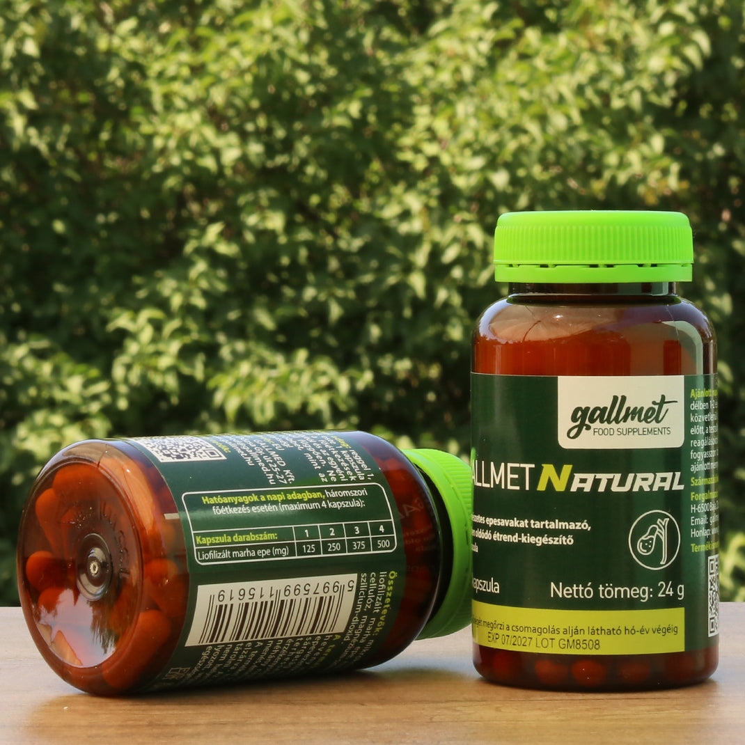 Gallmet Natural kapsle se žlučovými kyselinami • 60 ks