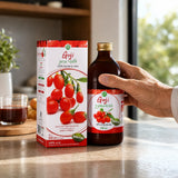 Mannavita Goji – 100% lisovaná čistá šťáva z Kustovnice čínské • 500 ml