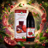 Mannavita Granátové jablko 100% lisovaná čistá šťáva • 1000 ml