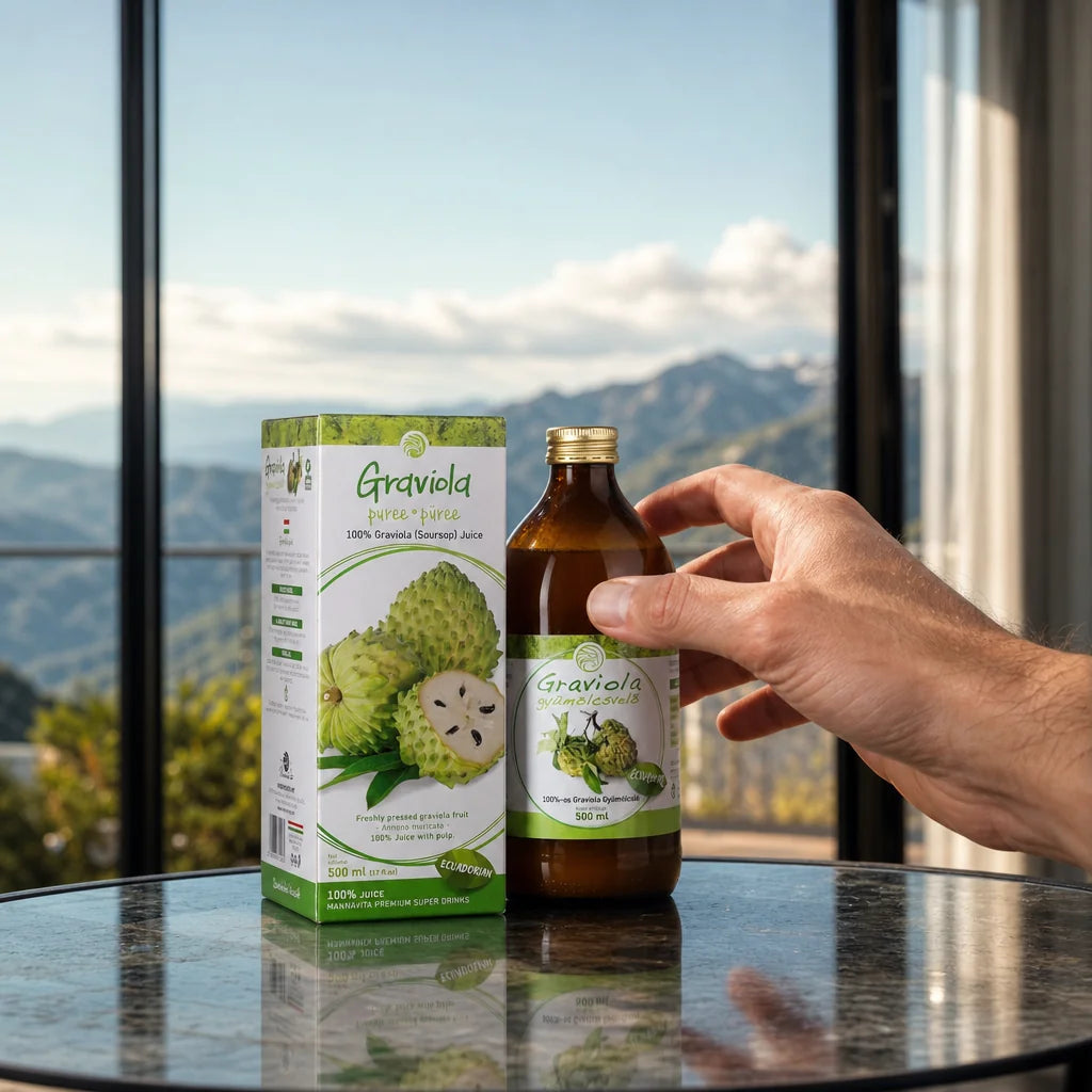 Mannavita Graviola 100% lisované čisté pyré • 500 ml