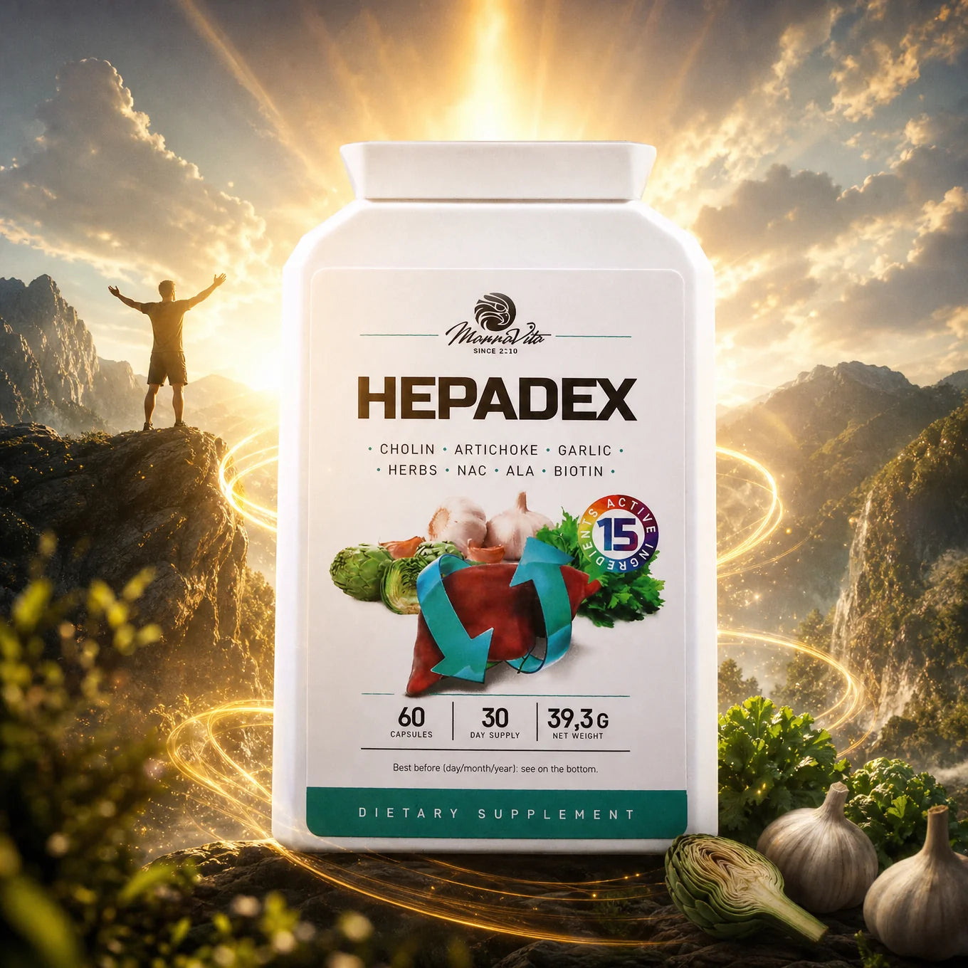 HEPADEX komplex pro regeneraci jater a zlepšení zdraví jater • 60 kapslí