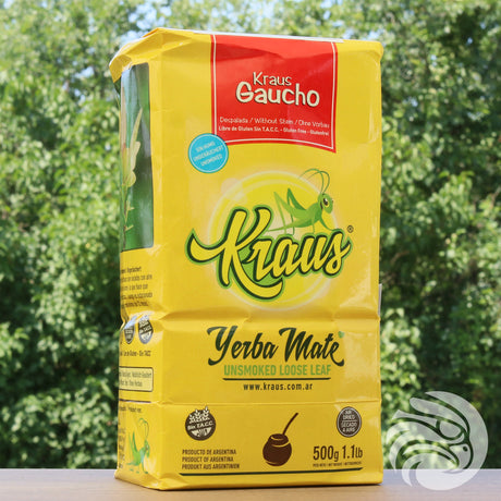 Kraus yerba maté • Gaucho, sin palo – bez stonků • 500 g