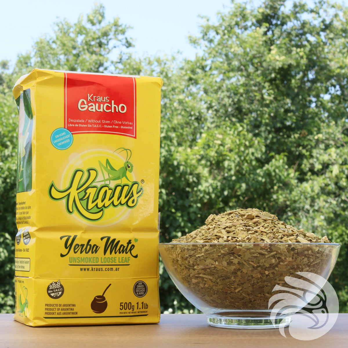 Kraus yerba maté • Gaucho, sin palo – bez stonků • 500 g