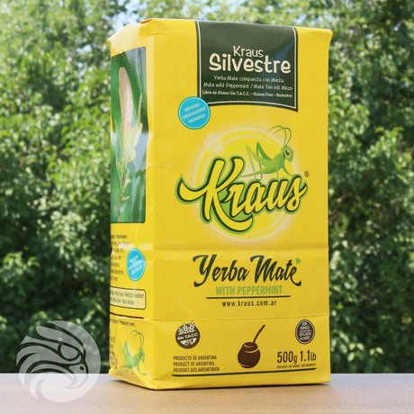 Čaj yerba maté Kraus • Silvestre, máta • 500 g