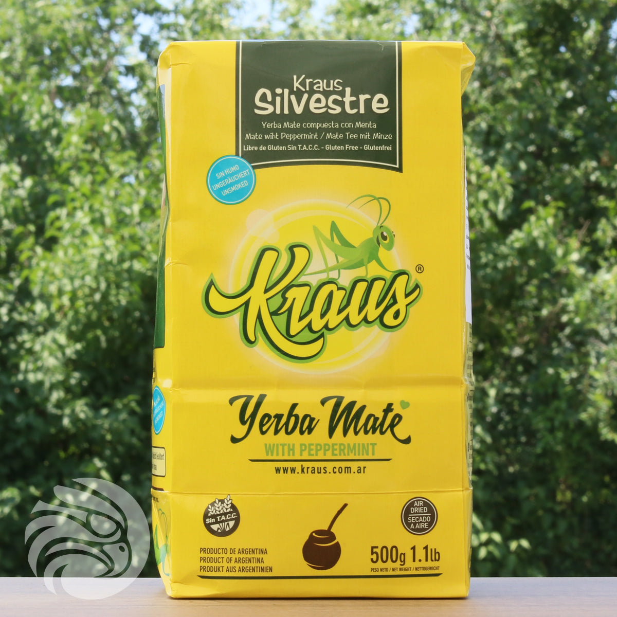 Čaj yerba maté Kraus • Silvestre, máta • 500 g