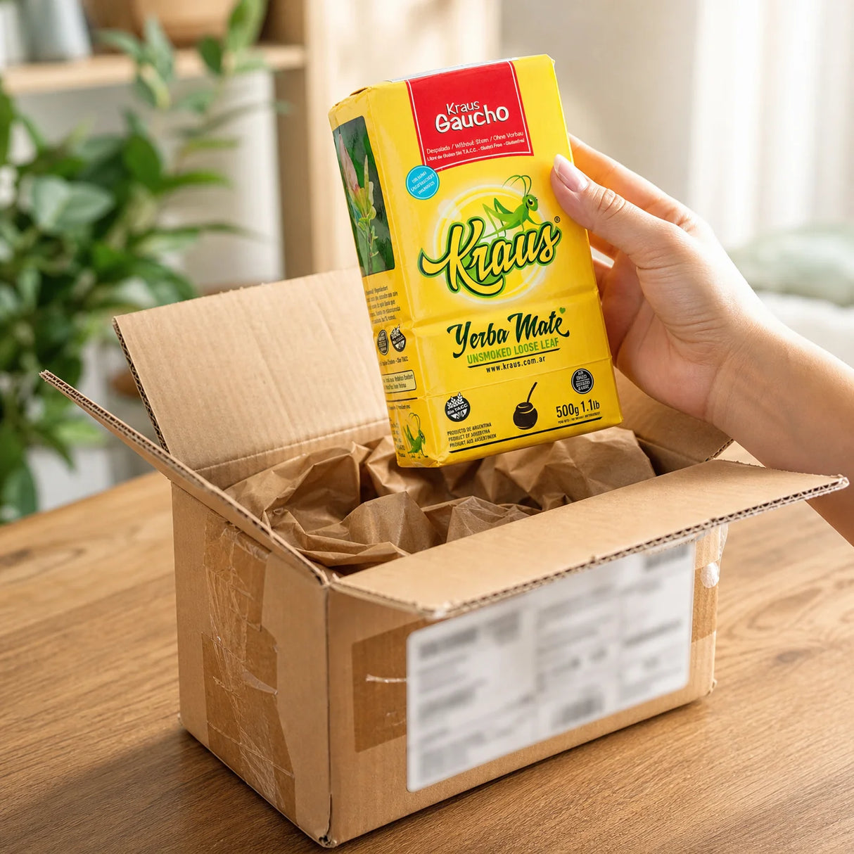 Kraus yerba maté • se stonky • 500 g