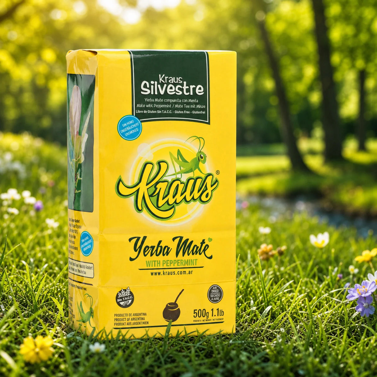 Kraus yerba maté • Gaucho, sin palo – bez stonků • 500 g