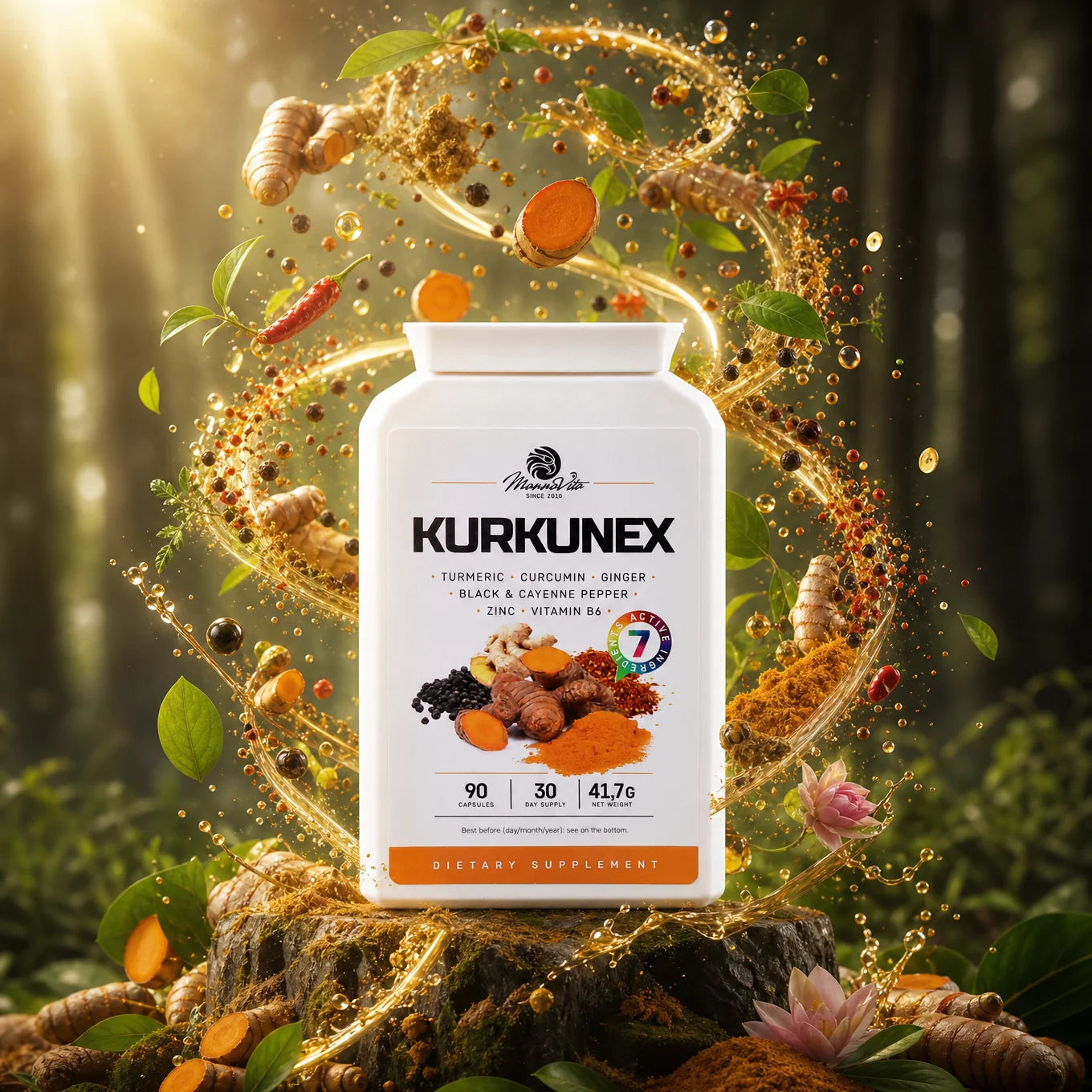 KURKUNEX kurkumový extrakt komplex • 90 kapslí