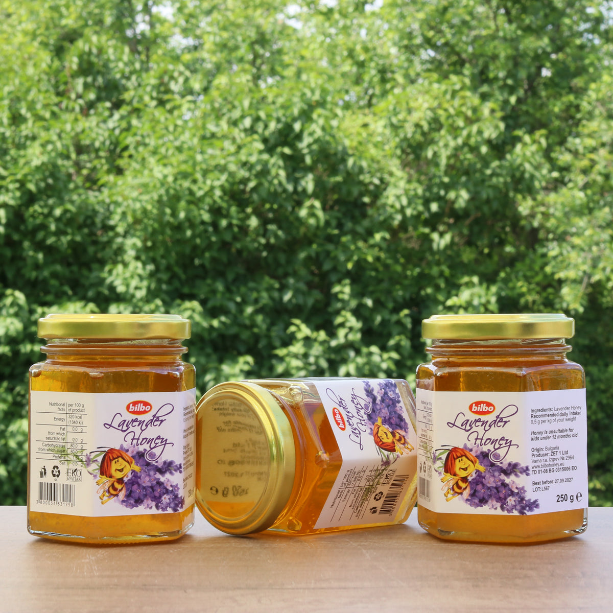 Bilbo syrový levandulový med • 250 g