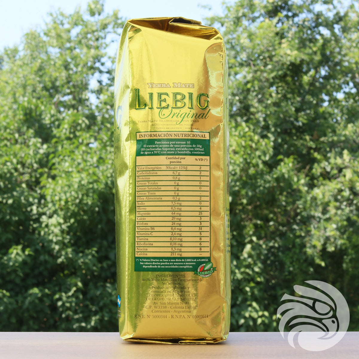Liebig Original čaj yerba maté • Vyrobeno se stonky • 500 g