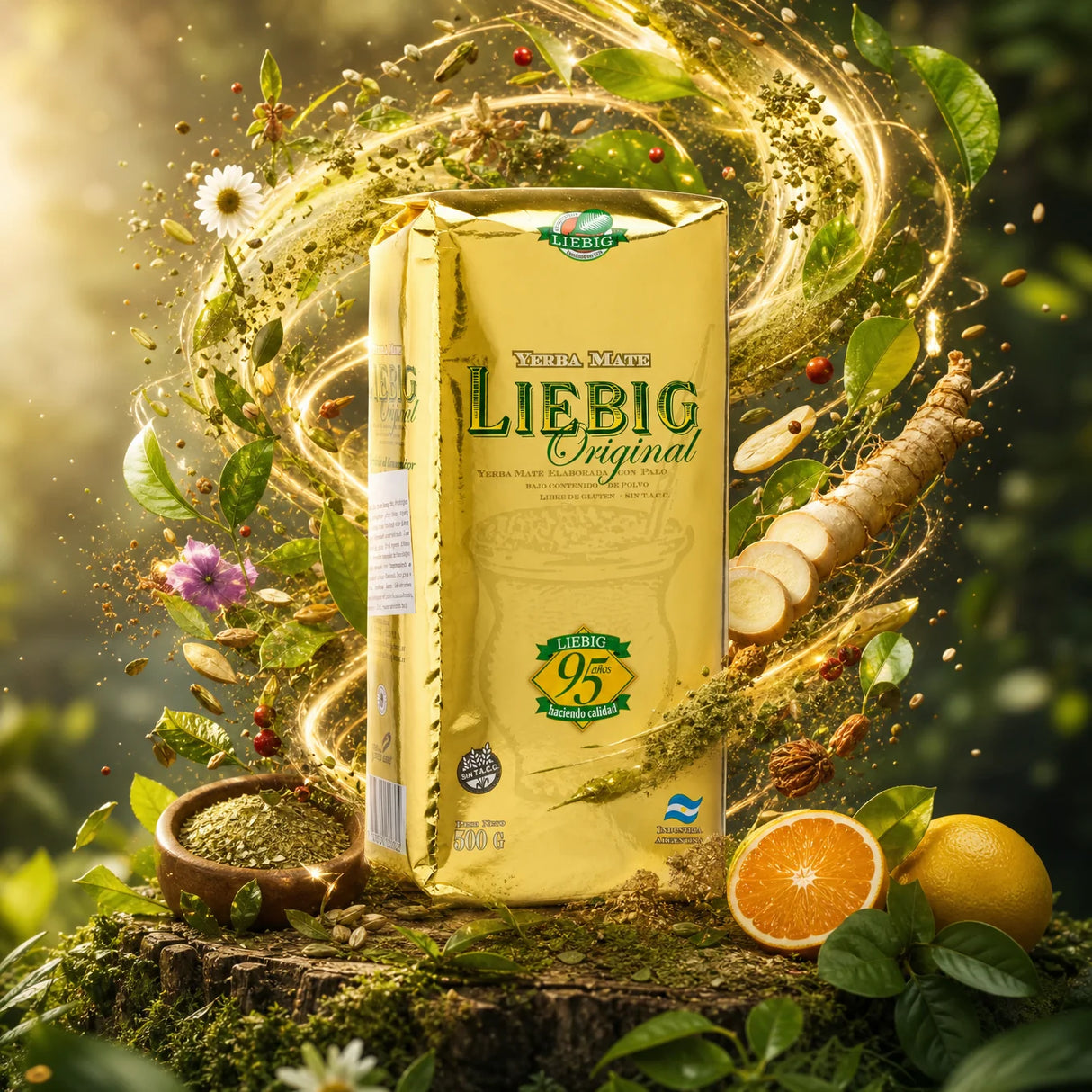 Liebig Original yerba maté • se stonky • 500 g